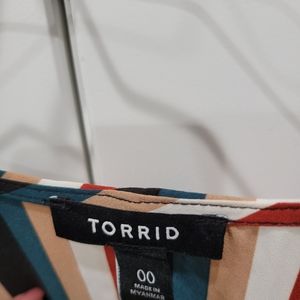 Torrid long colorful Duster